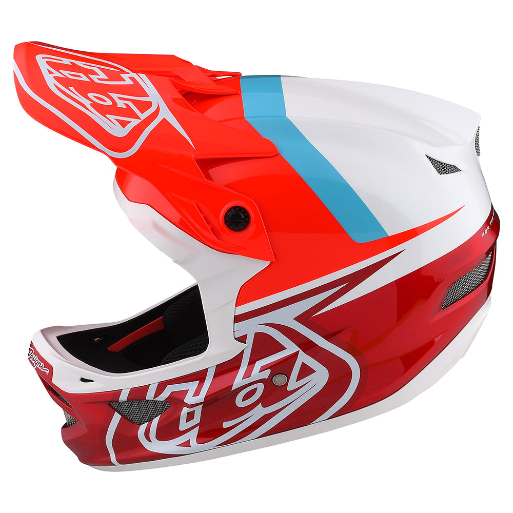 Troy Lee Designs D3 Fiberlite Bicycle Helmet Slant