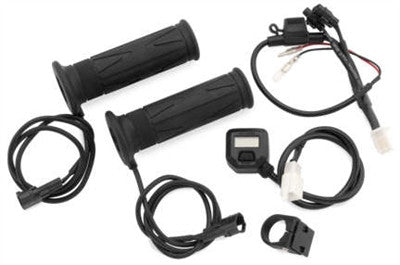 BikeMaster Heated Grips with LCD Voltage Display