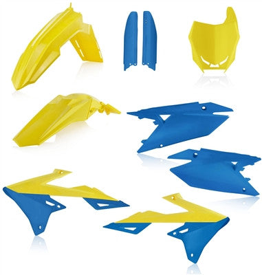 Acerbis Limited Edition Full Plastic Kit - RMZ450 '18 - Yellow/Blue