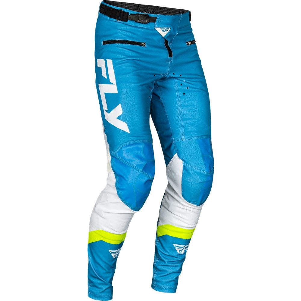 FLY Racing 2025 Rayce Bicycle Jersey Pant Combo Blue/White/Lime Green