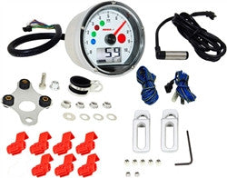 Koso T & T Multi Function Meter - Chrome