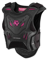 Icon Stryker Womens Vest - Black/Pink
