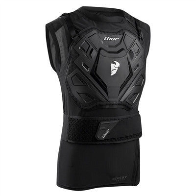 Thor 2021 Sentry Vest and Back Protector - Black