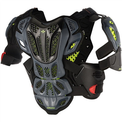 Alpinestars 2019 A-10 Full Chest Protector - Anthracite/Black/Red