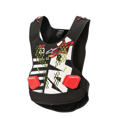 Alpinestars 2019 Sequence Chest Protector - Black/White/Red