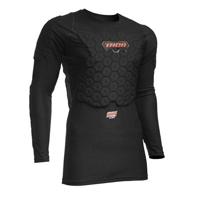 Thor 2023 Comp XP Long Sleeve Flex Roost Deflector - Black