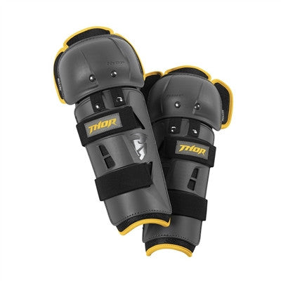 Thor 2019 Sector GP Knee Guard - Charcoal/Yellow