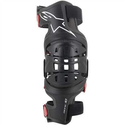Alpinestars 2019 Bionic-10 Carbon Knee Braces - Set Pair - Black/Red