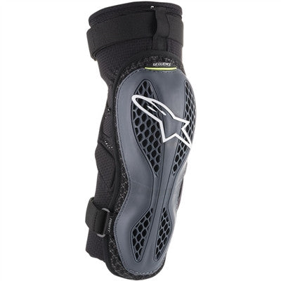 Alpinestars 2019 Sequence Knee Protectors - Anthracite/Yellow Fluorescent