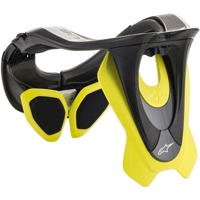Alpinestars 2019 BNS Tech-2 Neck Brace System - Black/Yellow Fluorescent