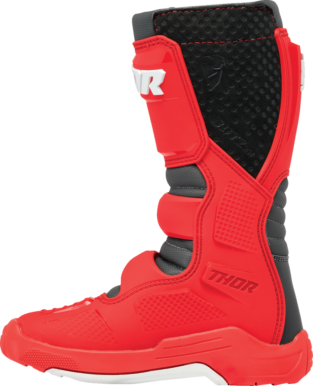 Thor Youth Blitz XR Boots - Red/Charcoal