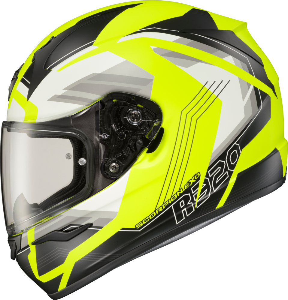 Scorpion EXO-R320 Full-Face Helmet - Hudson Hi-Vis