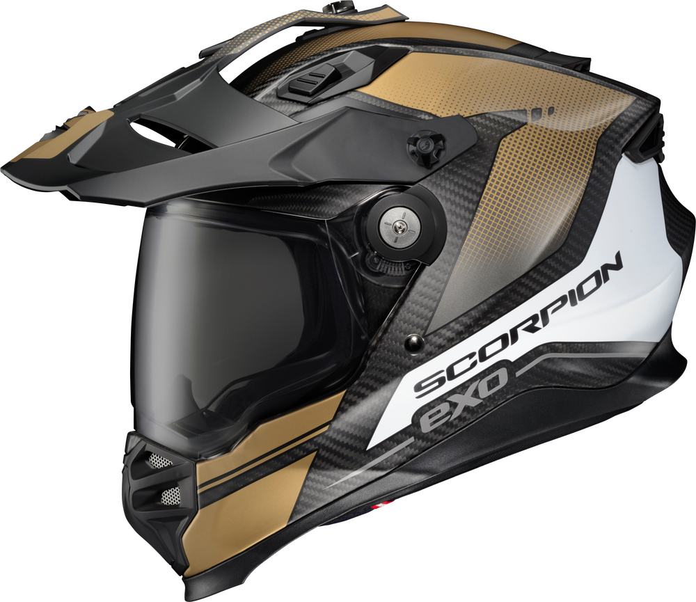 Scorpion XT9000 Carbon Full-Face Helmet - Trailhead Matte Gold