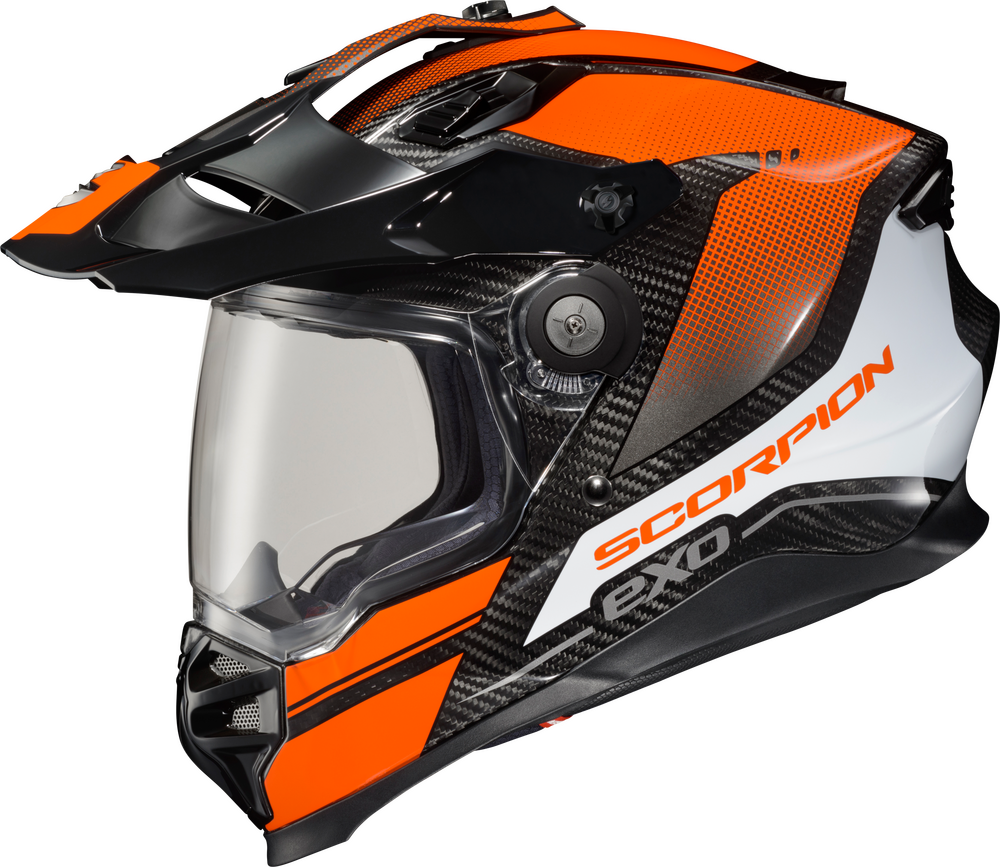 Scorpion XT9000 Carbon Full-Face Helmet - Trailhead Orange