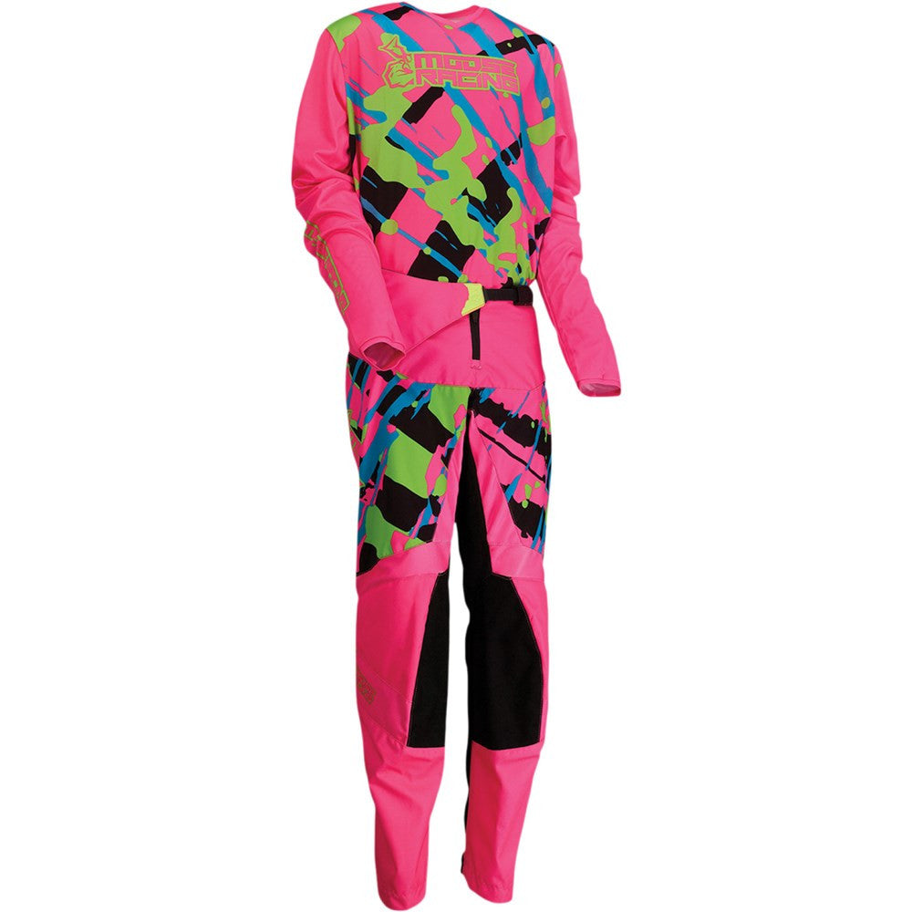 Moose Racing 2022 Youth Agroid Jersey Pant Combo Pink