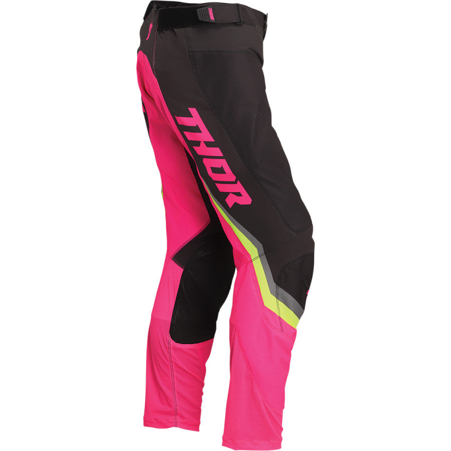 Thor 2023 Womens Pulse Rev Pant - Charcoal/Pink