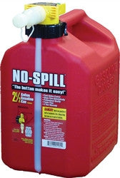 No-Spill Gas Can