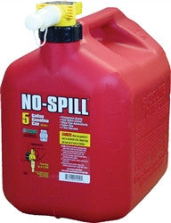 No-Spill Gas Can