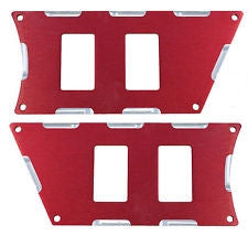 Modquad Dash Switch Plate - Red