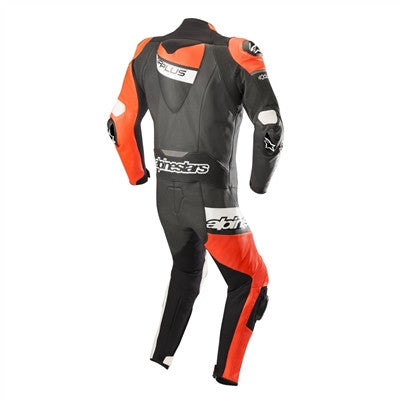 Alpinestars 2019 GP Plus Venom 1-Piece Leather Racing Suit - Black/Red Fluorescent/White