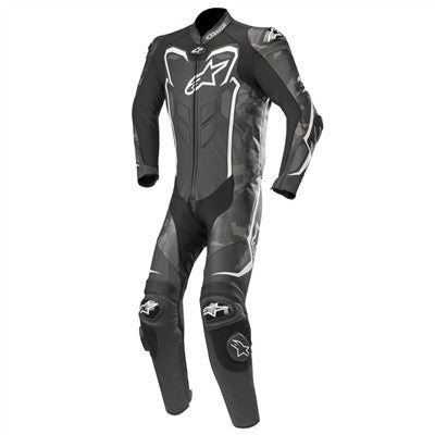 Alpinestars 2019 GP Plus Camo 1-Piece Leather Racing Suit - Black/Camo/White