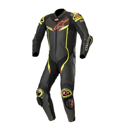 Alpinestars 2019 1-Piece GP Pro v2 Riding Suit Tech-Air Compatible - Black/Grey/Yellow