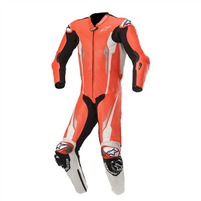 Alpinestars Racing Absolute Leather Suit Tech-Air Compatible - Red/White/Black