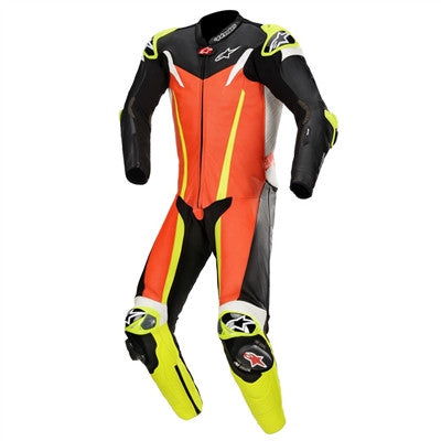 Alpinestars GP Tech V3 Leather Suit Tech-Air Compatible - Red/Black/Yellow