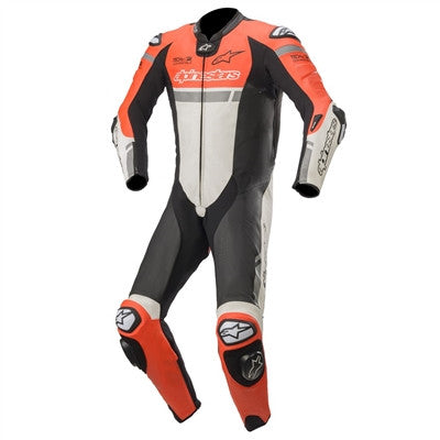 Alpinestars 1-PC Missile Ignition Leather Suit Tech-Air Compatible - Red/White/Black