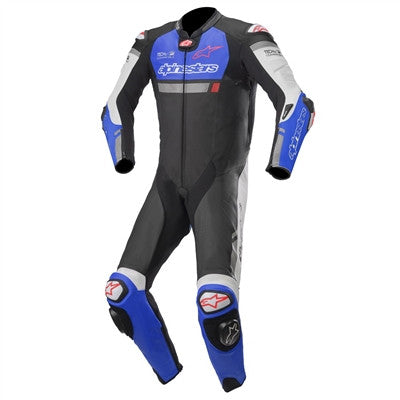 Alpinestars 1-PC Missile Ignition Leather Suit Tech-Air Compatible - Black/Blue/White