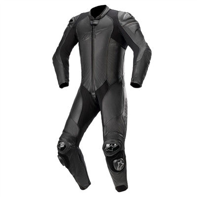 Alpinestars GP Plus V3 Graphite Leather Race Suit - Black