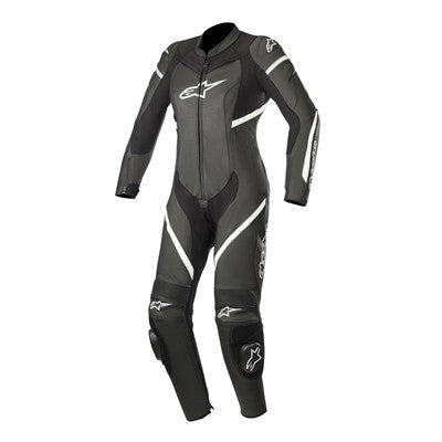 Alpinestars 2019 Womens Stella Kira 1-Piece Leather Race Suit - Black/White
