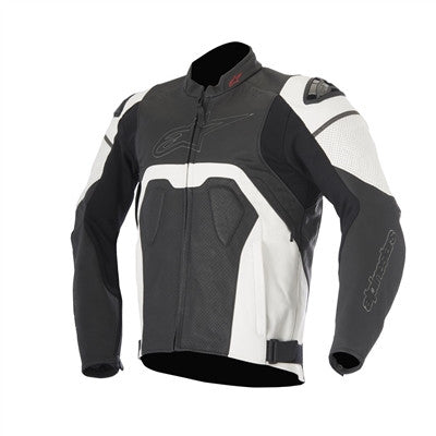 Alpinestars 2019 Core Airflow Leather Jacket - Black/White