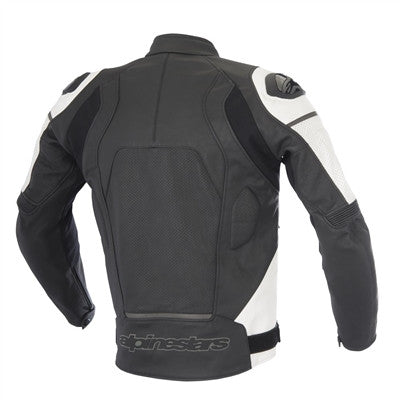 Alpinestars 2019 Core Airflow Leather Jacket - Black/White