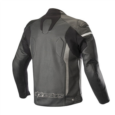 Alpinestars 2019 Faster Leather Jacket - Black/Black