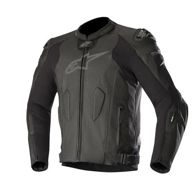 Alpinestars 2019 Missile Leather Jacket Tech-Air Compatible - Black/Black