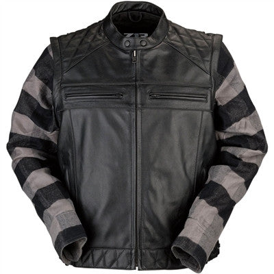 Z1R 2020 Ordinance 3-in-1 Leather Jacket - Black