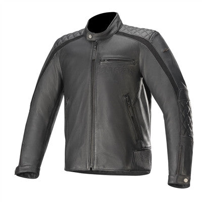 Alpinestars Hoxton V2 Leather Jacket - Black