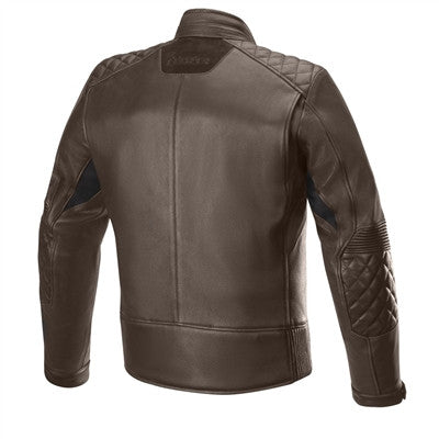 Alpinestars Hoxton V2 Leather Jacket - Brown