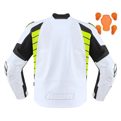 Icon Hypersport Prime Jacket - White/Hi-Viz