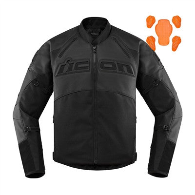 Icon Contra 2 Leather Jacket - Stealth