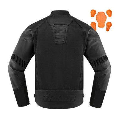 Icon Contra 2 Leather Jacket - Stealth