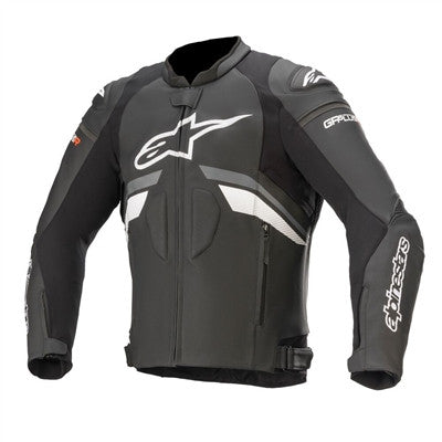Alpinestars GP Plus R V3 Leather Jacket - Black/Dark Grey/White