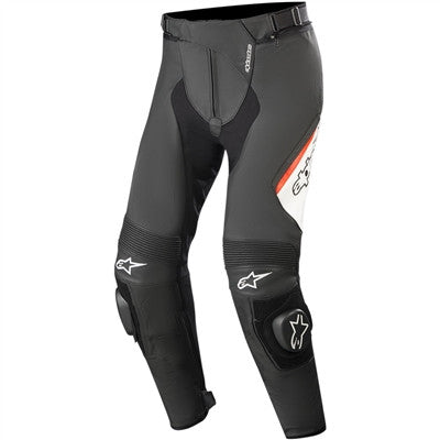 Alpinestars 2019 Missile v2 Leather Long Pants - Black/White/Red