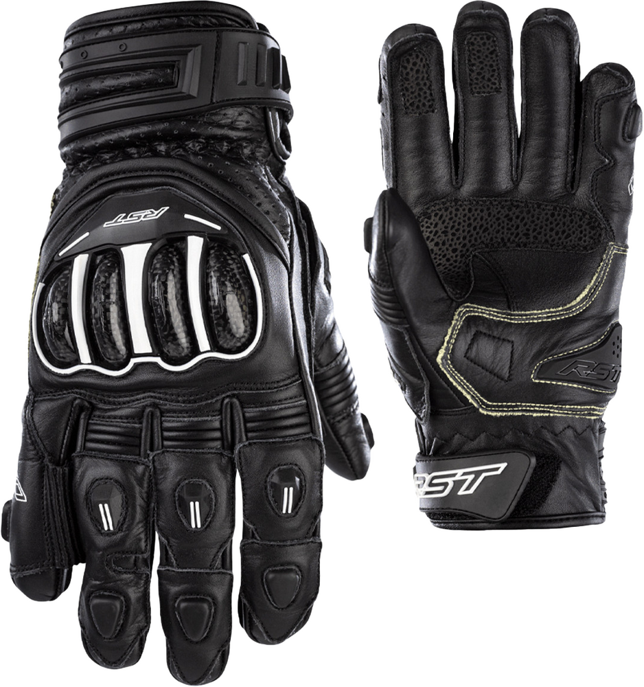 RST Tractech EVO 4 Short CE Gloves Black/Black/Black