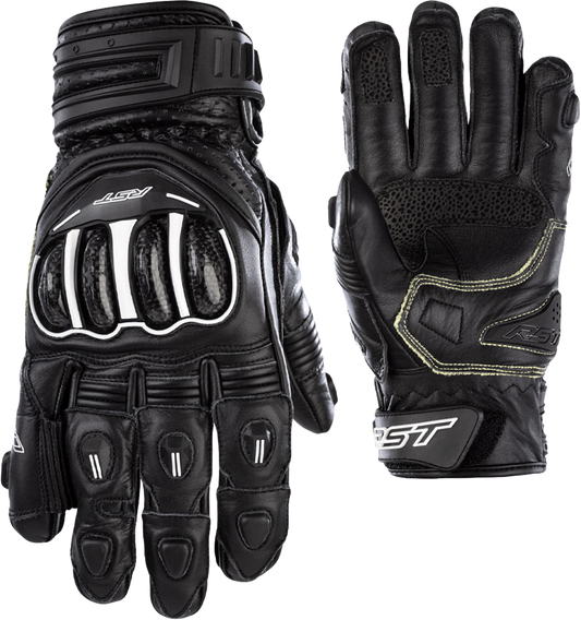 RST Tractech EVO 4 Short CE Gloves Black/Black/Black