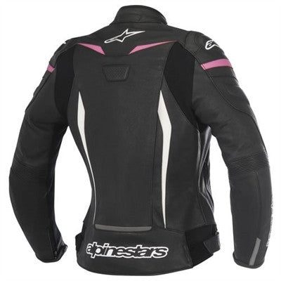 Alpinestars 2019 Womens Stella GP Plus R V2 Leather Jacket - Black White Fuchsia