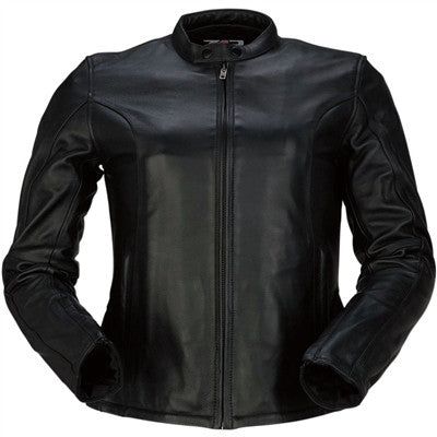 Z1R Womens 22 Leather Jacket - Black