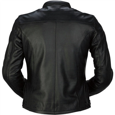 Z1R Womens 22 Leather Jacket - Black