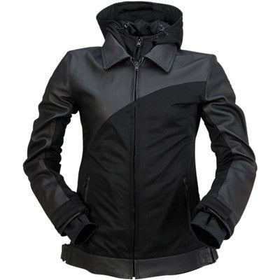 Z1R 2020 Womens Elysia Leather Jacket - Black